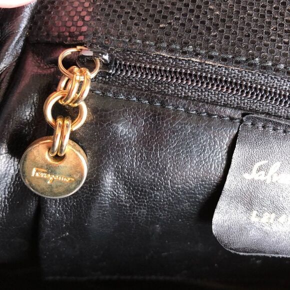 Vintage Salvatore Ferragamo Leather Shoulder Bag - Picture 6 of 16